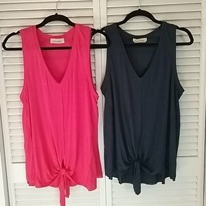 🔷️Tie Front Sleeveless Top